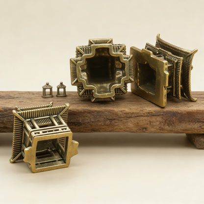 Limited Time Offer · Handcrafted Brass Miniature Pavilion Set – Symbol of Serenity and Wisdom | Zen Ara Grove