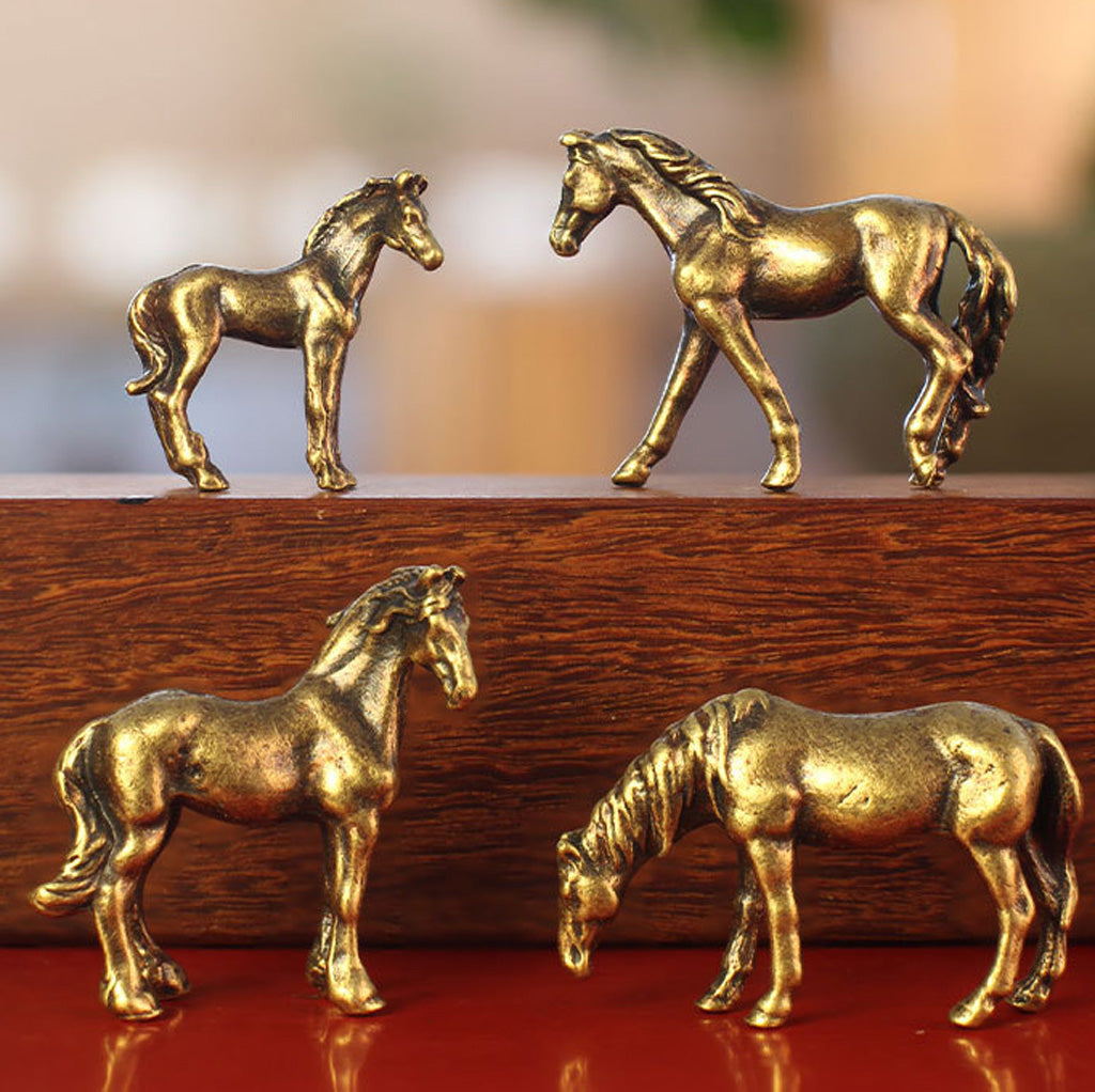 Mini Brass Figurines – Zen Series with Buddha, Bodhidharma, Guanyin, Animals & More – Symbol of Mindfulness | Zen Ara Grove