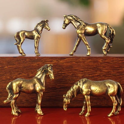 Mini Brass Figurines – Zen Series with Buddha, Bodhidharma, Guanyin, Animals & More – Symbol of Mindfulness | Zen Ara Grove