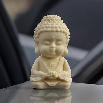 Tagua Nut Buddha Figurine – Hand‑Carved Symbol of Peace | Zen Ara Grove