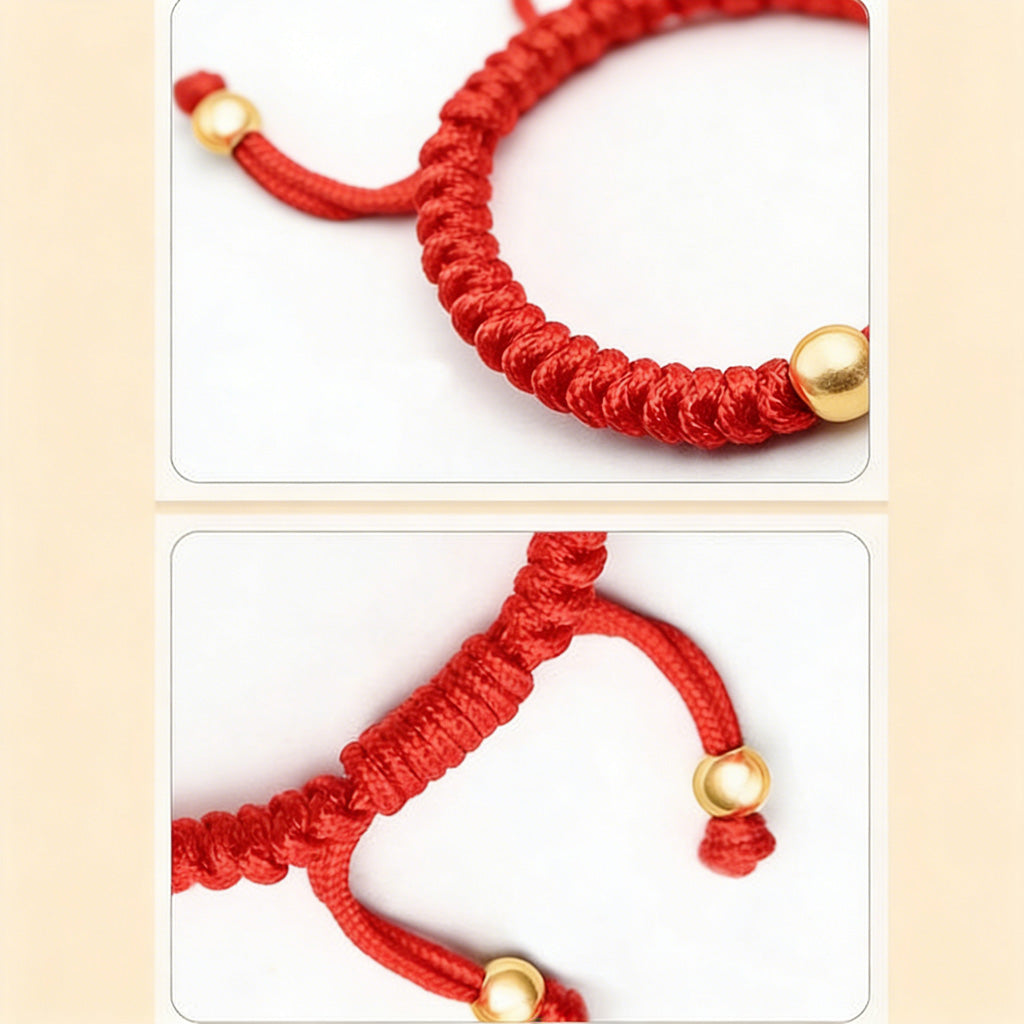 Adjustable 999 Silver Red Rope Pixiu for Children – Blessing & Protection | Zen Ara Grove