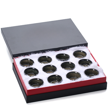 Handcrafted Kiln‑Change Ceramic Teacup with Zodiac Animal Motifs for Good Fortune | Zen Ara Grove