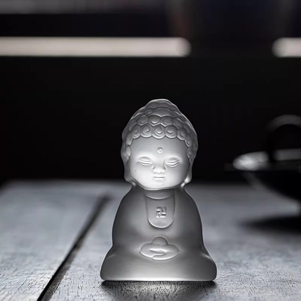 Handmade Glass Buddha Ornament – Capturing the Quiet Essence of Zen | Zen Ara Grove