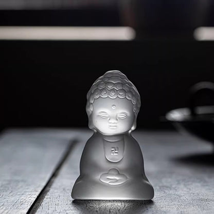 Handmade Glass Buddha Ornament – Capturing the Quiet Essence of Zen | Zen Ara Grove