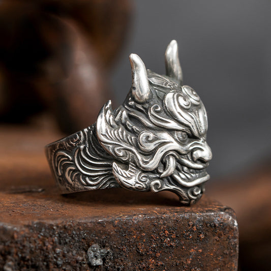 Legendary Oriental Guardian Ring – Strength and Fortune Charm | Zen Ara Grove