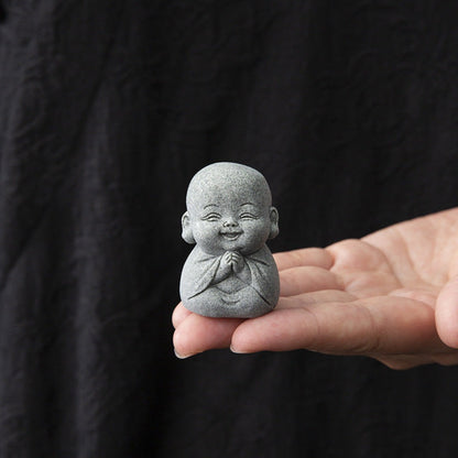 Limited-Time Offer — The Four Little Zen Monks 4-Piece Set | Save 60% | Zen Ara Grove