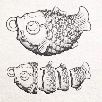 Lucky Koi Fish Pendant – Articulated Moving Tail for Stress Relief | Zen Ara Grove