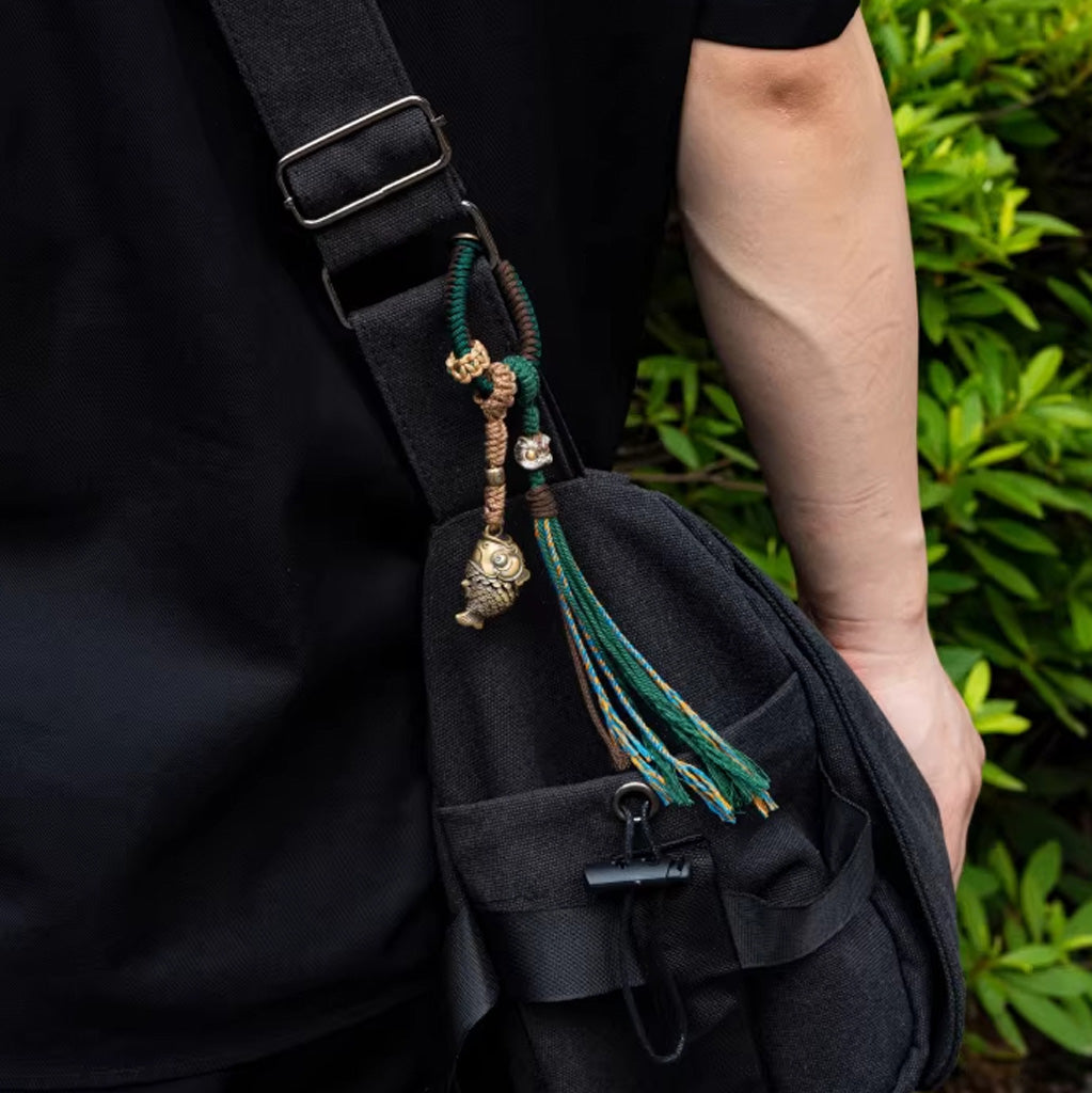 Lucky Koi Fish Pendant – Articulated Moving Tail for Stress Relief | Zen Ara Grove