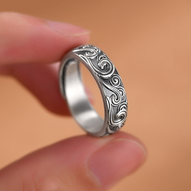 Simple Zen-Inspired Cloud Ring | Zen Ara Grove