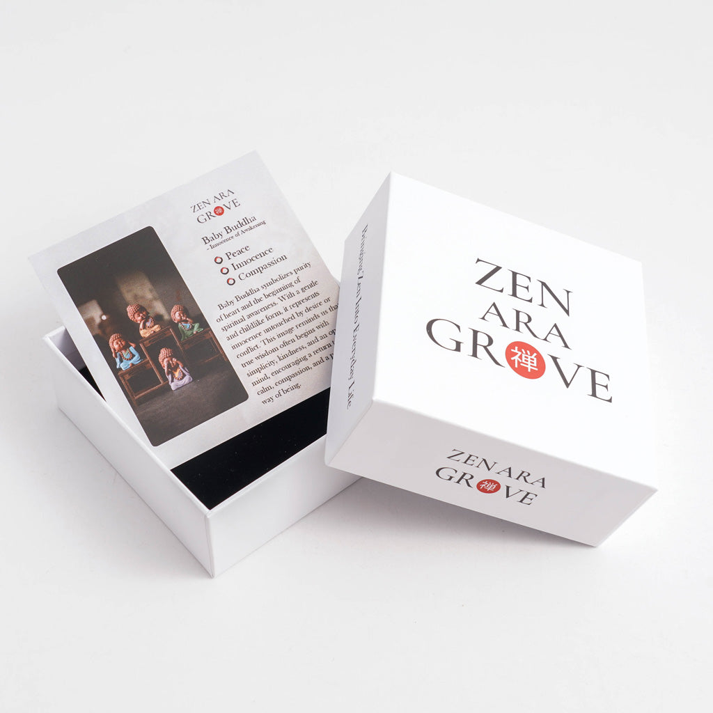 Mini Buddha Statue – Symbol of Inner Peace and Pure Heart | Zen Ara Grove