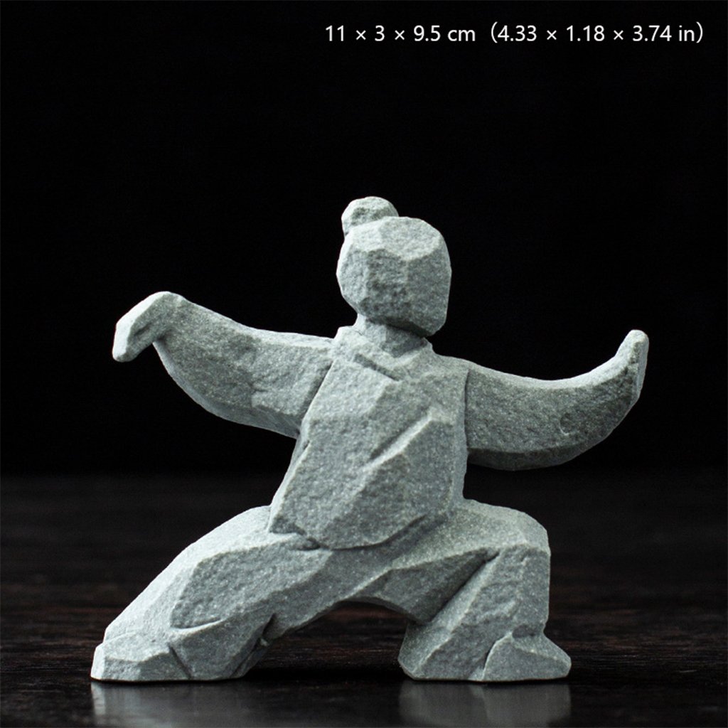 Tai Chi Kung Fu Creative Figurine Set | Zen Ara Grove
