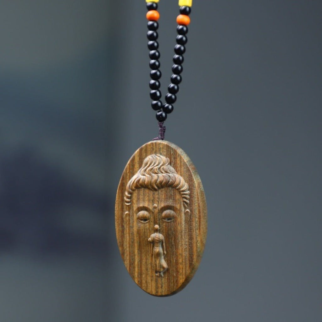 Green Sandalwood Pendant – Devotion in Every Grain | Zen Ara Grove