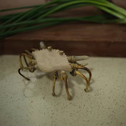Handcrafted Bamboo Crab Sculpture – Eco-Friendly Symbol of Strength | Zen Ara Grove