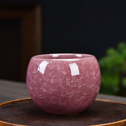 Celestial Crackle Zen Teacup