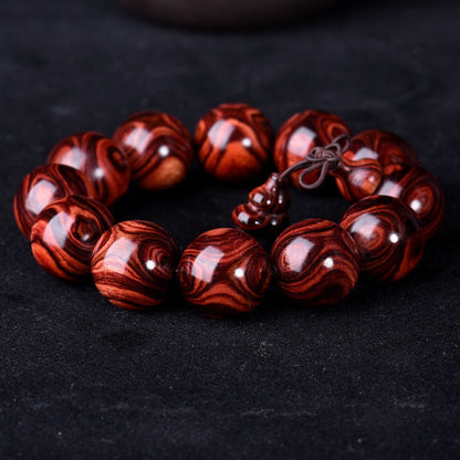 Eye-Grain Rosewood Mala Bracelet | Zen Ara Grove