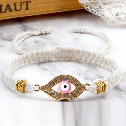 Adjustable Evil Eye Cord Bracelet – Ward Off Negativity, Invite Good Fortune | Zen Ara Grove