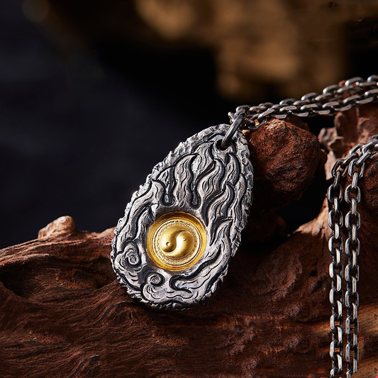 Yin Yang Fire Necklace – Balance of Energy & Inner Strength | Zen Ara Grove