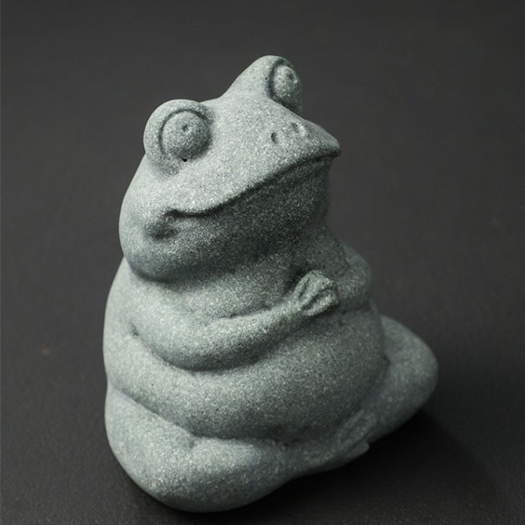 Handcrafted Qing Sandstone Frog Tea Pet – A Little Guardian of Calm Moments | Zen Ara Grove