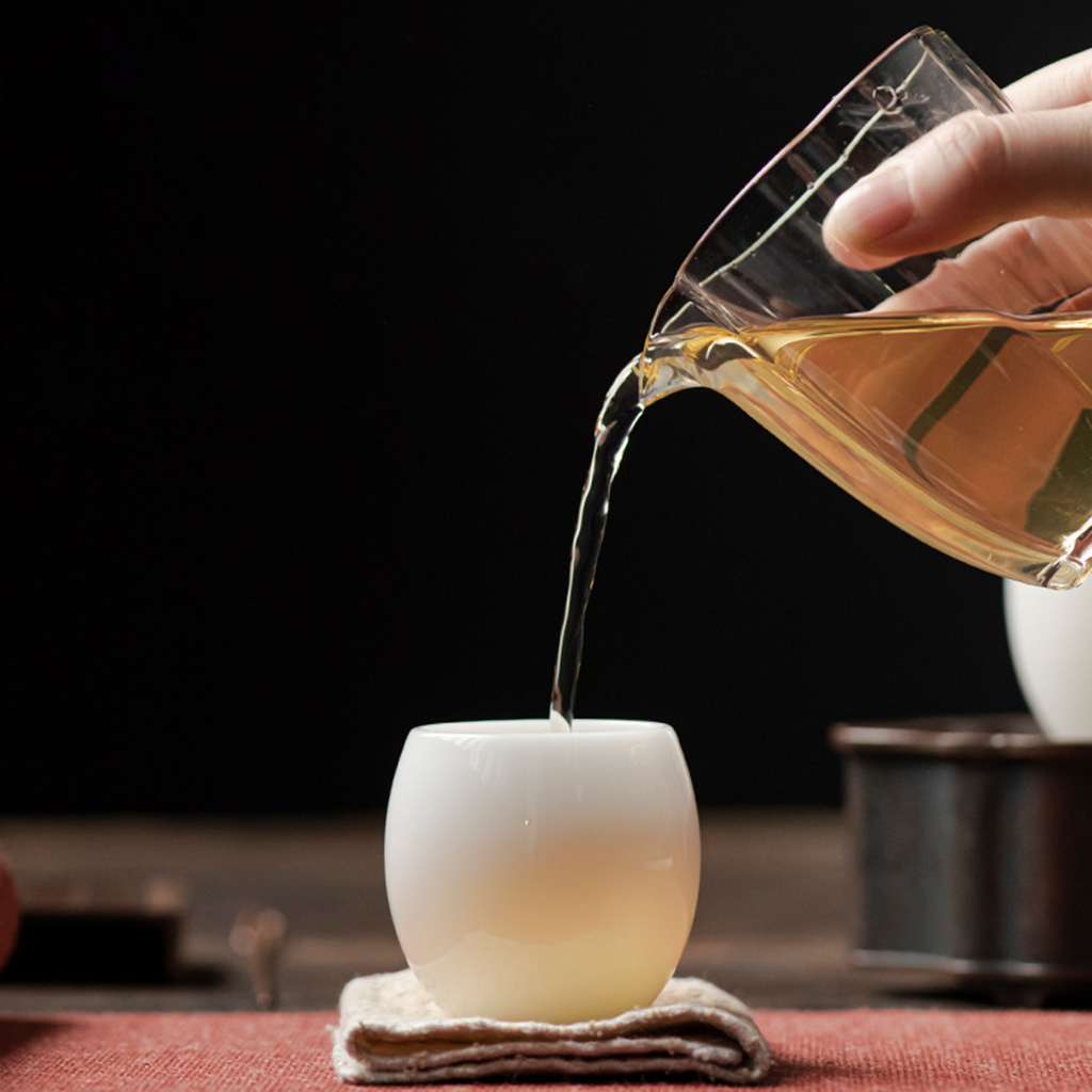 Handmade Ice Jade Egg-Shaped Porcelain Teacup – A Vessel for Clarity, Balance, and Joy | Zen Ara Grove