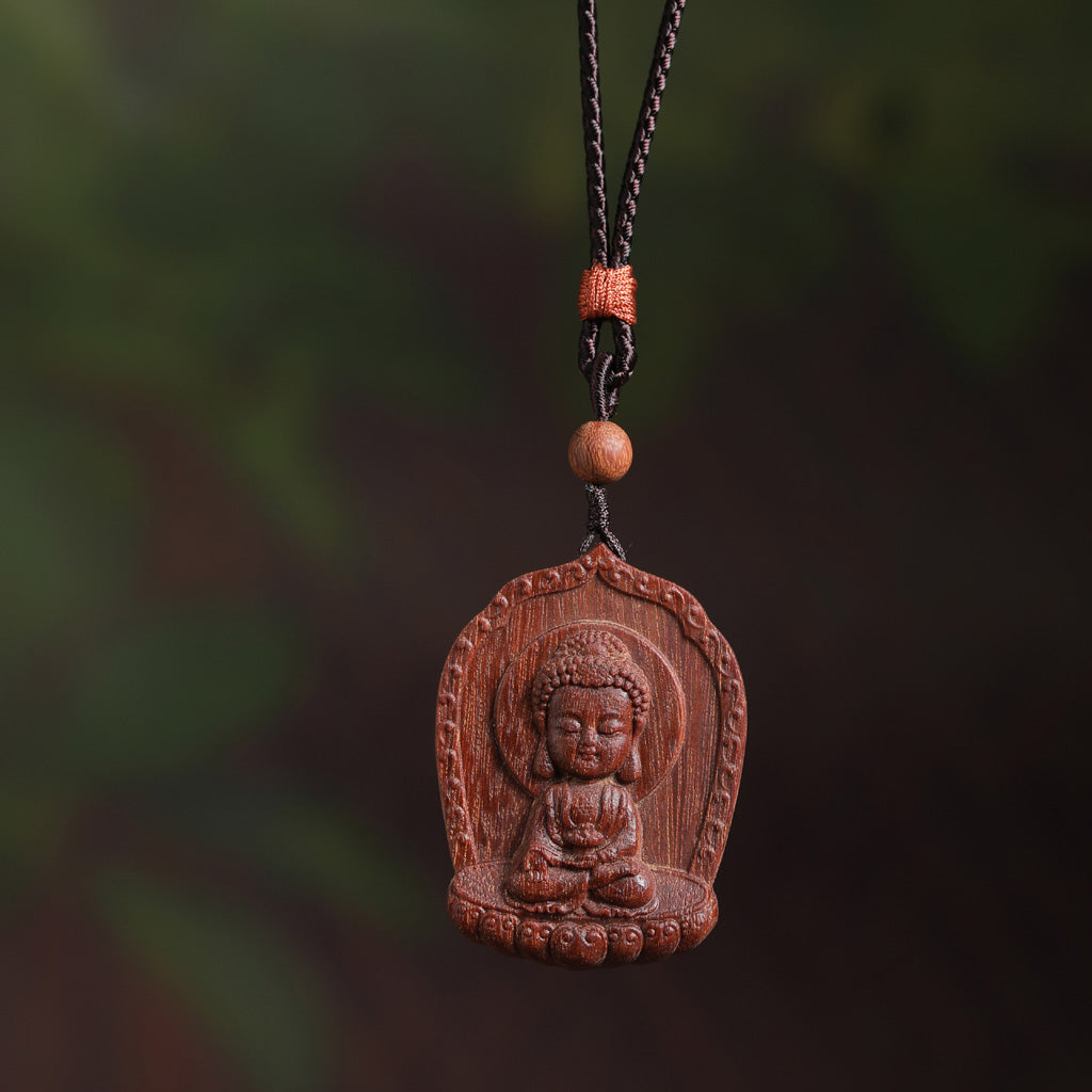 Sandalwood & Rosewood Pendant – Symbol of Protection and Inner Peace | Zen Ara Grove