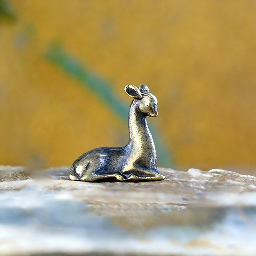 Mini Brass Figurines – Zen Series with Buddha, Bodhidharma, Guanyin, Animals & More – Symbol of Mindfulness | Zen Ara Grove