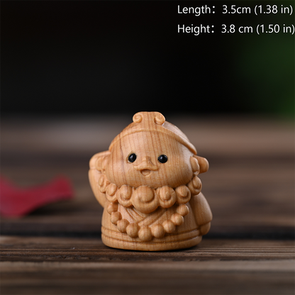 Monkey King Sun Wukong & Three Companions Cypress Wood Figurines | Zen Ara Grove