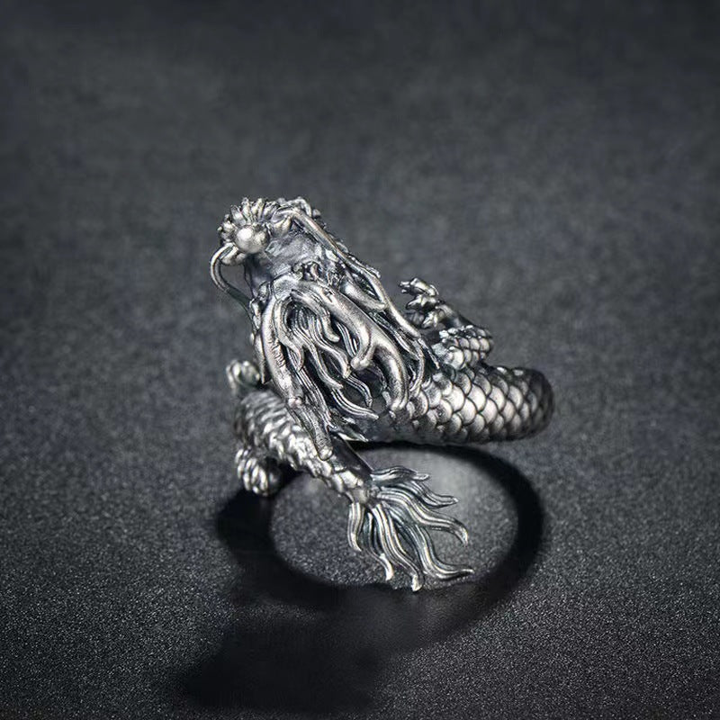 Majestic Chinese Dragon Ring  | Zen Ara Grove