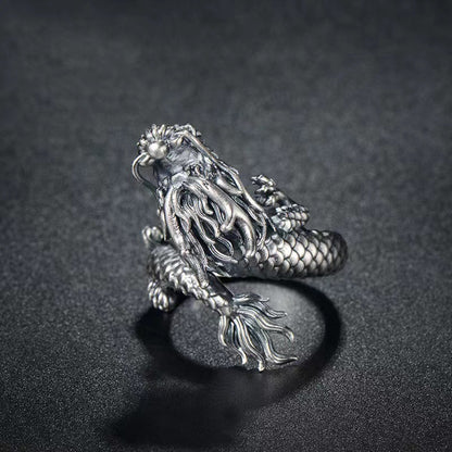 Majestic Chinese Dragon Ring  | Zen Ara Grove