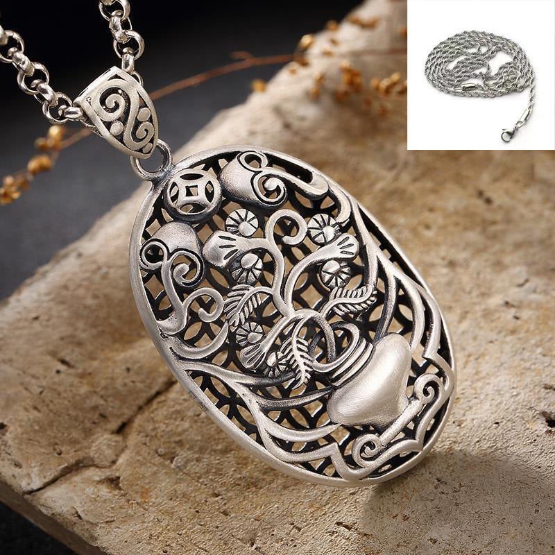 Meditative Plant Pendant – Simple Grace, Deep Calm | Zen Ara Grove