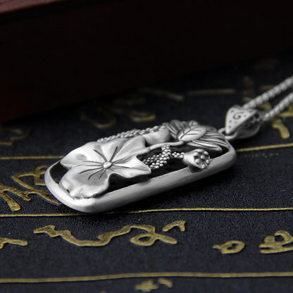 Hollow Lotus Pendant | Zen Ara Grove