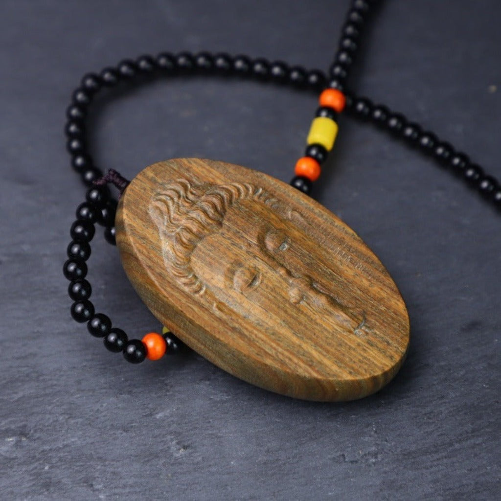 Green Sandalwood Pendant – Devotion in Every Grain | Zen Ara Grove