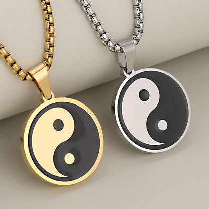 Taiji Yin-Yang Pendant Necklace – Balance & Protection | Zen Ara Grove