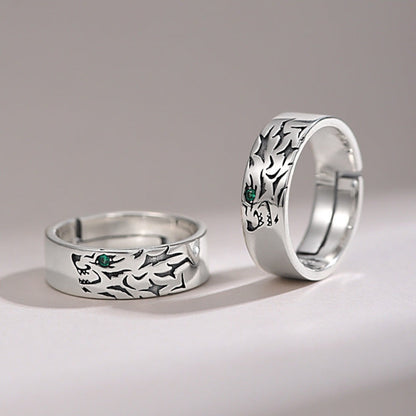 Wolf Totem Ring – Symbol of Strength and Freedom | Zen Ara Grove