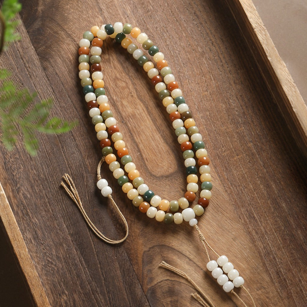 108-Bodhi Bead Bracelet – Gentle Wisdom, Feminine Zen | Zen Ara Grove
