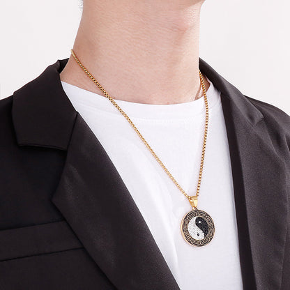 Taiji Bagua Yin-Yang Pendant Necklace – Energy & Protection | Zen Ara Grove