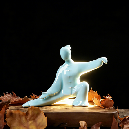 Elegant Female Tai Chi Master Figurine – Grace in Motion | Zen Ara Grove