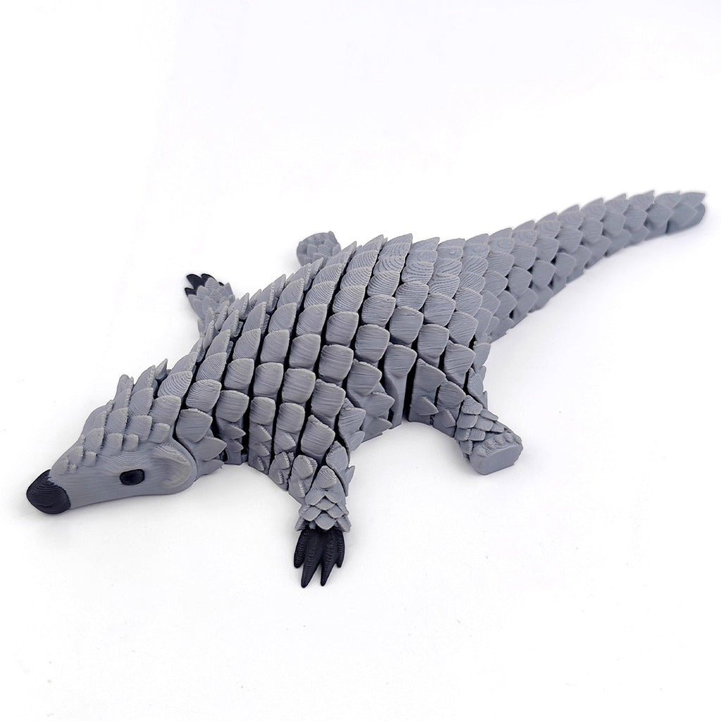 Fully Articulated Pangolin Fidget – Movable Scales, Calming Touch | Zen Ara Grove
