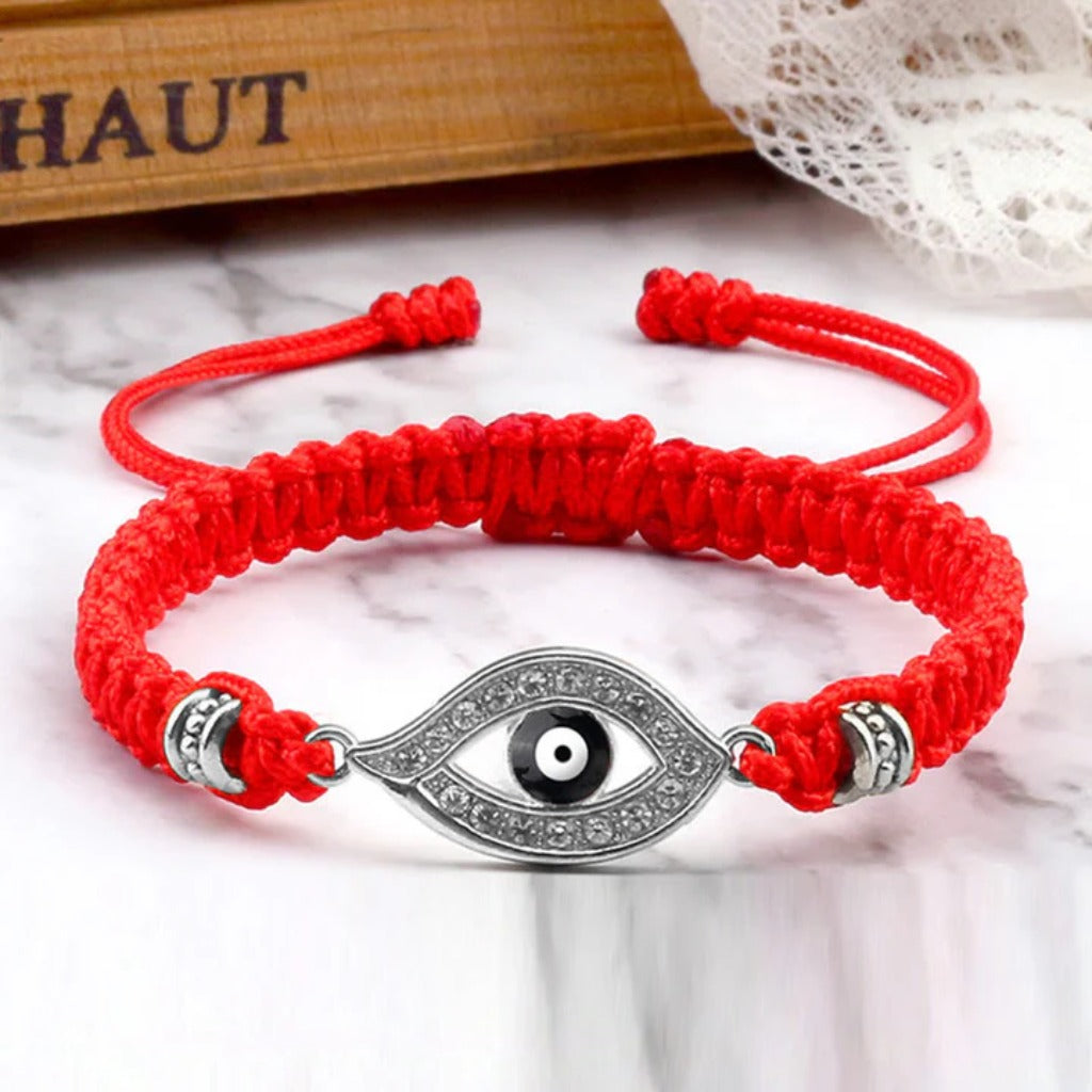 Adjustable Evil Eye Cord Bracelet – Ward Off Negativity, Invite Good Fortune | Zen Ara Grove