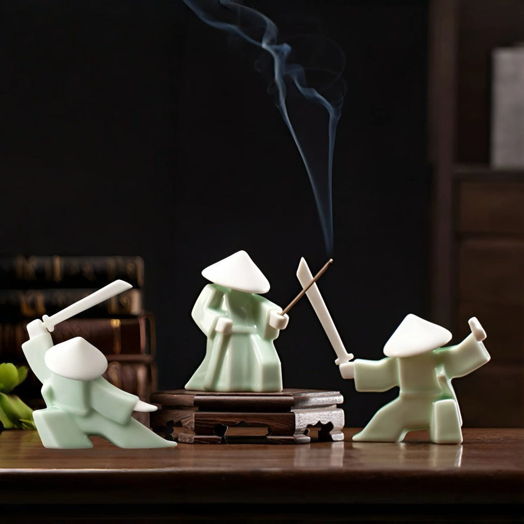 Samurai Incense Duel | Zen Ara Grove