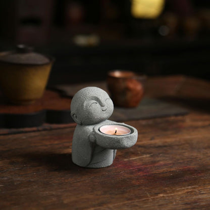 Japanese Jizo Candle Holder – Symbol of Protection | Zen Ara Grove