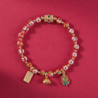 Handcrafted Cloisonné Filigree Enamel Beads Bracelet | Zen Ara Grove