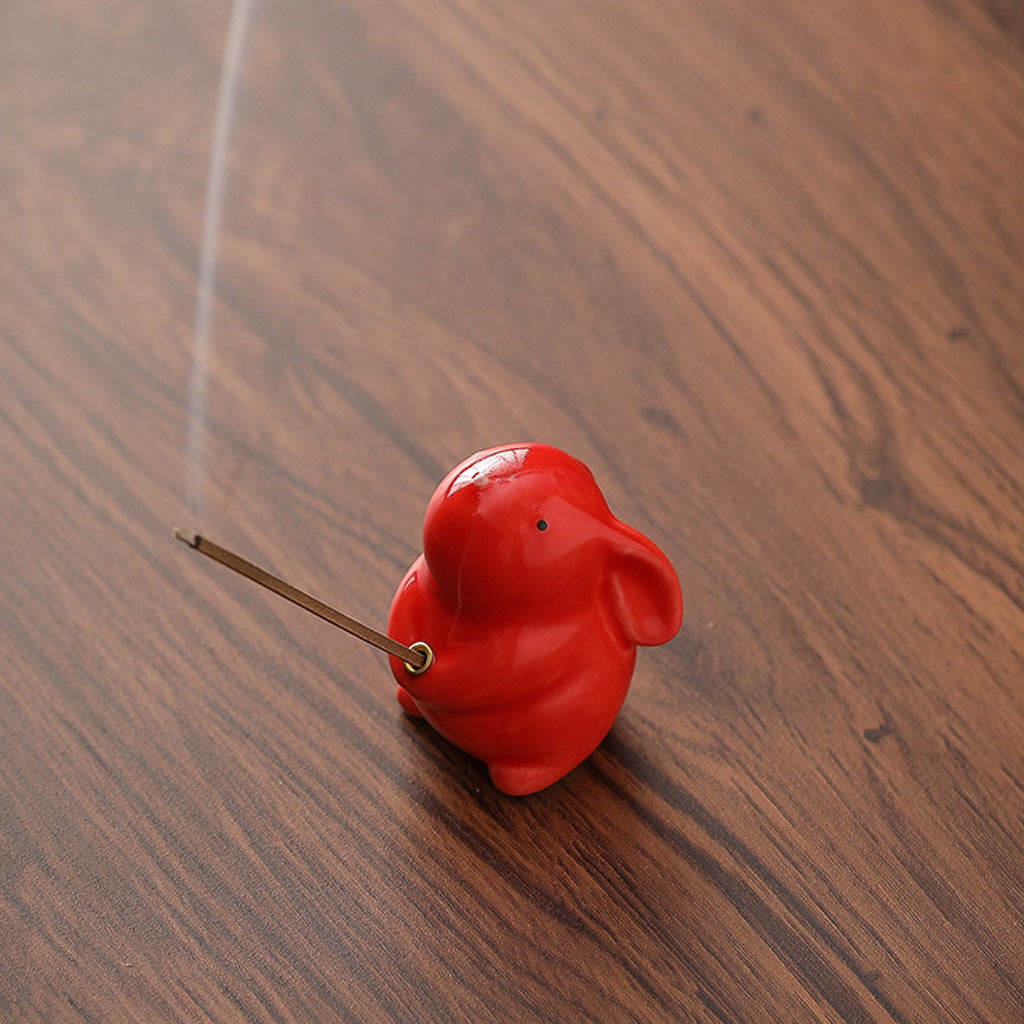 Cute Ceramic Bunny Incense Holder – Playful & Functional Décor Piece | Zen Ara Grove