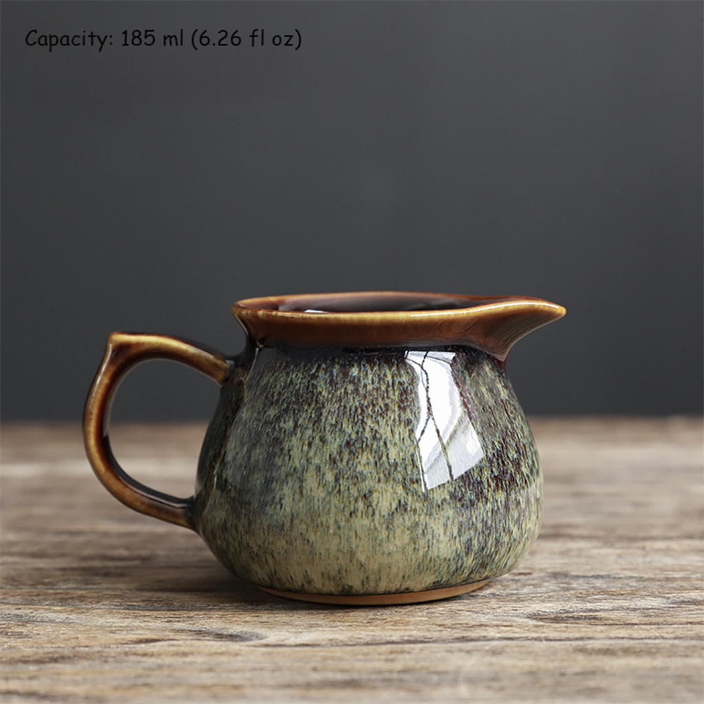 Handcrafted Kiln‑Change Ceramic Teacup with Zodiac Animal Motifs for Good Fortune | Zen Ara Grove