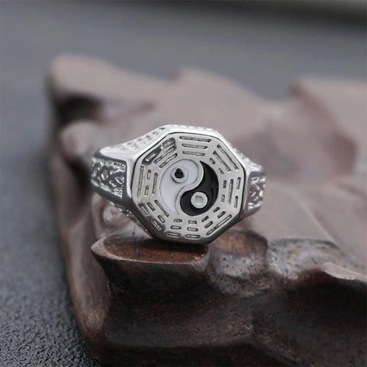 Yin-Yang Silver Ring | Zen Ara Grove