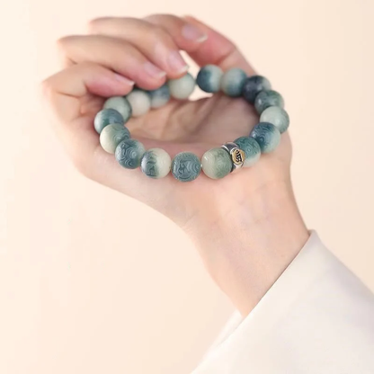 LIMITED TIME OFFER · Bodhi Seed Zodiac Buddha Bracelet — Engraved Om Mani Padme Hum | Zen Ara Grove