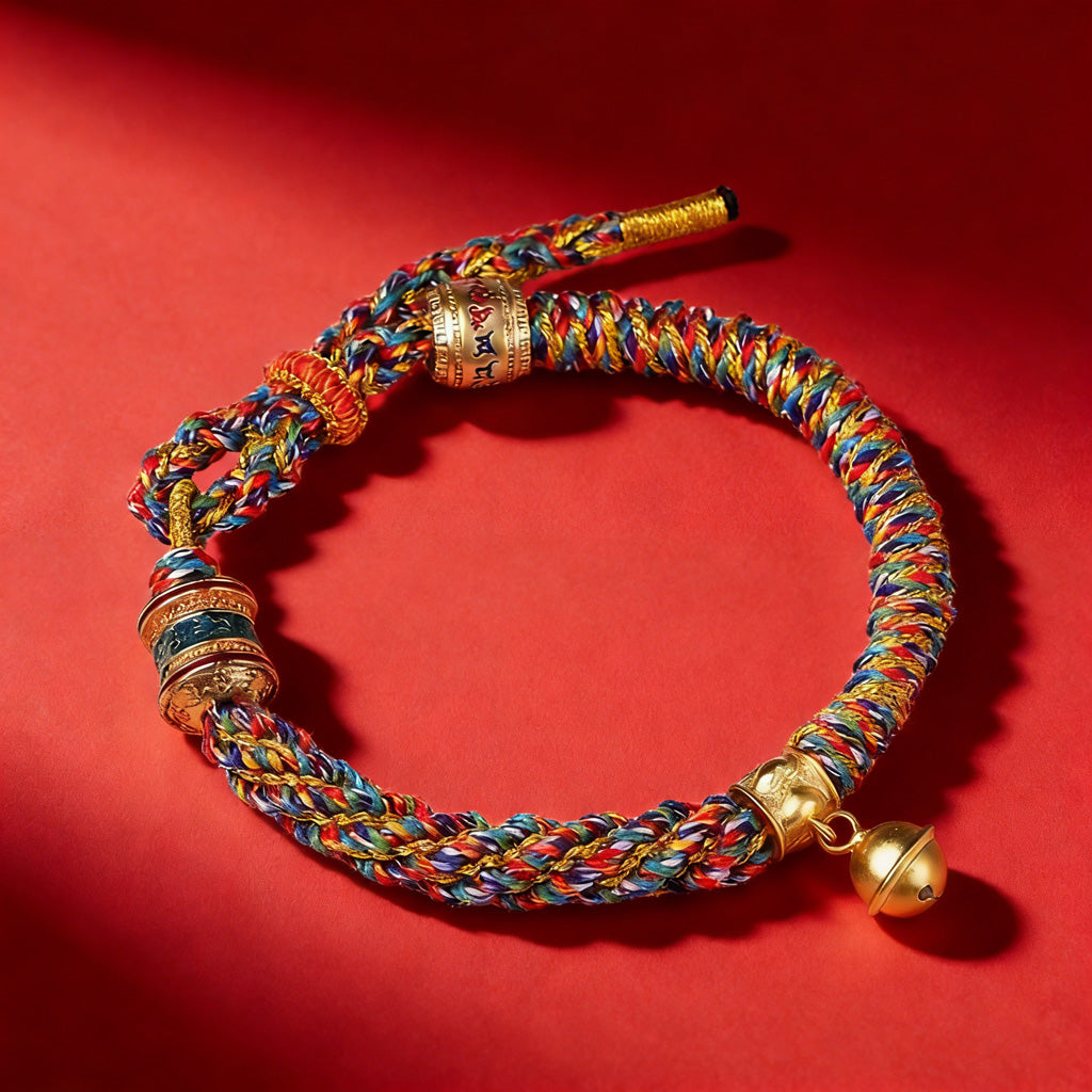 Hand‑Woven Blessing Bracelet – Color Options Symbolizing Peace and Protection | Zen Ara Grove