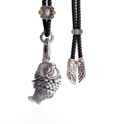 Lucky Koi Fish Pendant – Articulated Moving Tail for Stress Relief | Zen Ara Grove