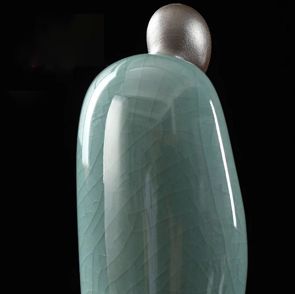 Minimalist Ceramic Formless Buddha – Serene Meditation Decor for Mindful Living | Zen Ara Grove