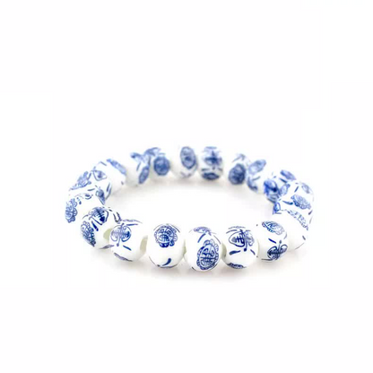 TODAY ONLY! Adjustable Ceramic Bracelet｜Soft Glow & Floral Patterns