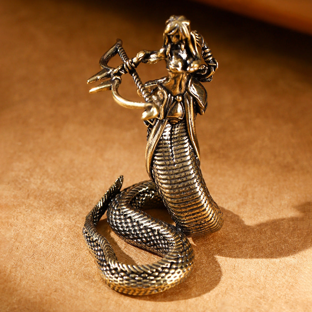 Brass Medusa Figurine – Mythical Guardian of Power and Mystery | Zen Ara Grove